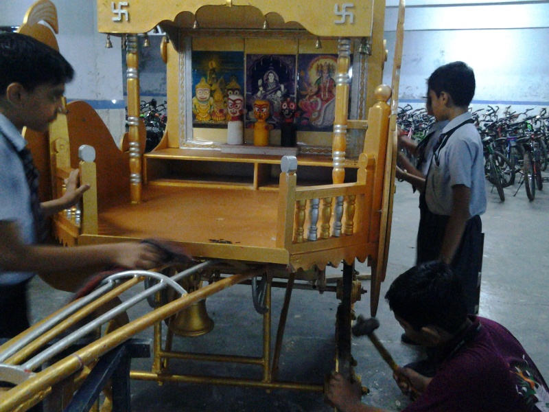 Preparation of Bal Rath Yatra